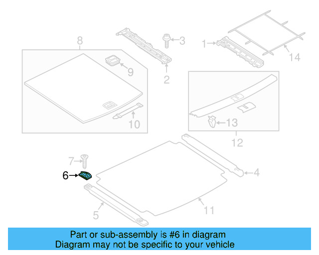 Tie Down Hook 1K0-864-203-C-2ZZ - View 5