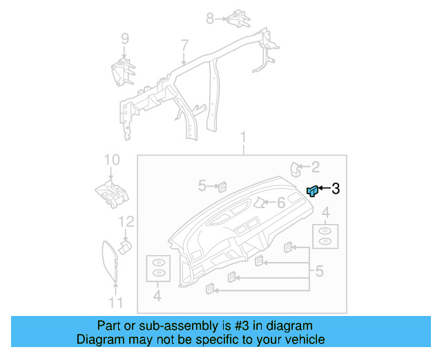 Side Cover Clip 1K0-867-388-A - View 105