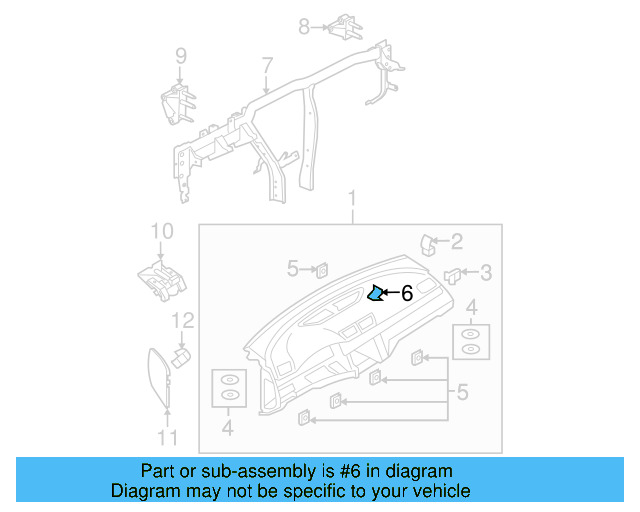 Side Cover Clip 1K0-867-388-A - View 107