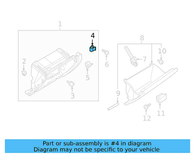 Side Cover Clip 1K0-867-388-A - View 167