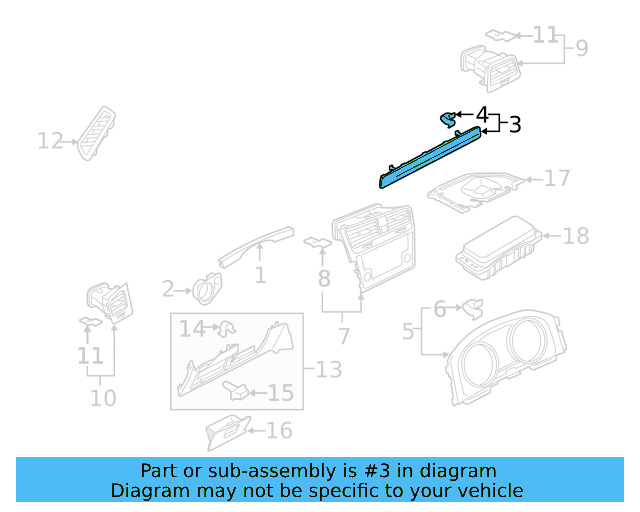 Side Cover Clip 1K0-867-388-A - View 212