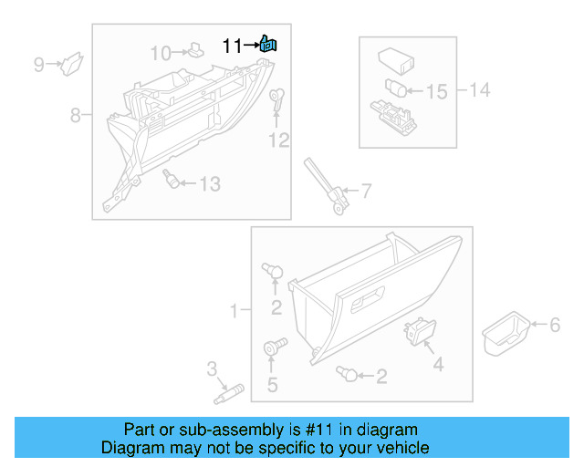 Side Cover Clip 1K0-867-388-A - View 80