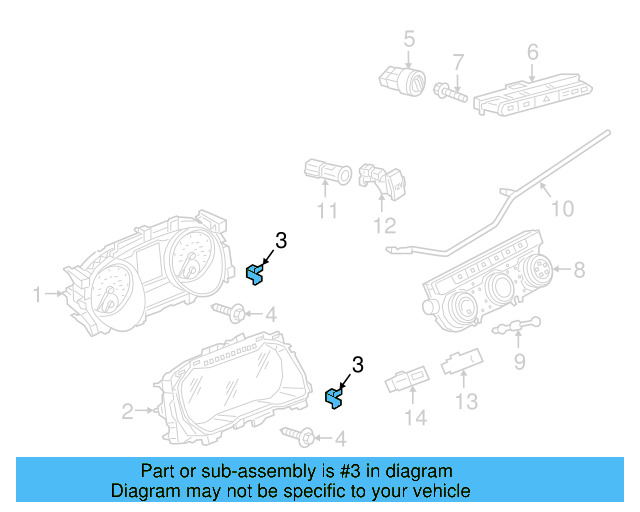 Side Cover Clip 1K0-867-388-A - View 89