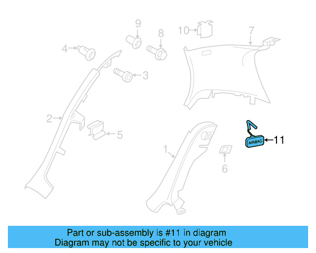 Body B 1K0-853-437-B-82V - View 21