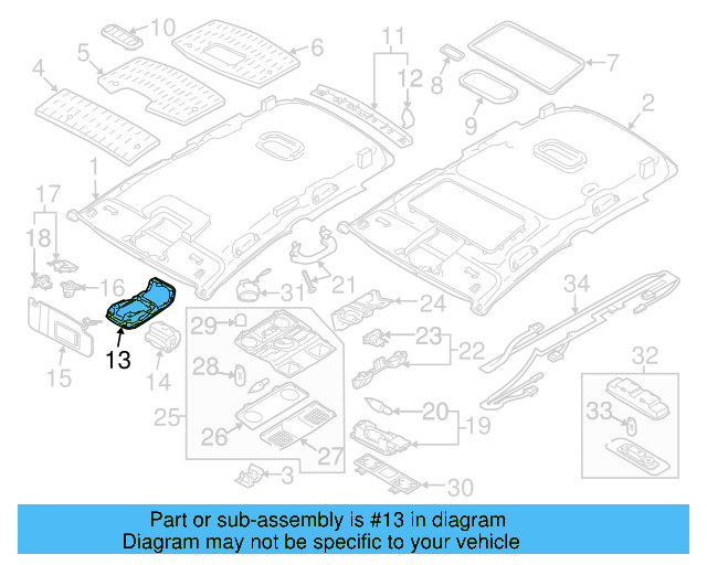 Lamp Housing 1K0-867-489-E-82V - View 7