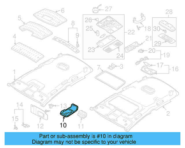Lamp Housing 1K0-867-489-E-Y20 - View 4