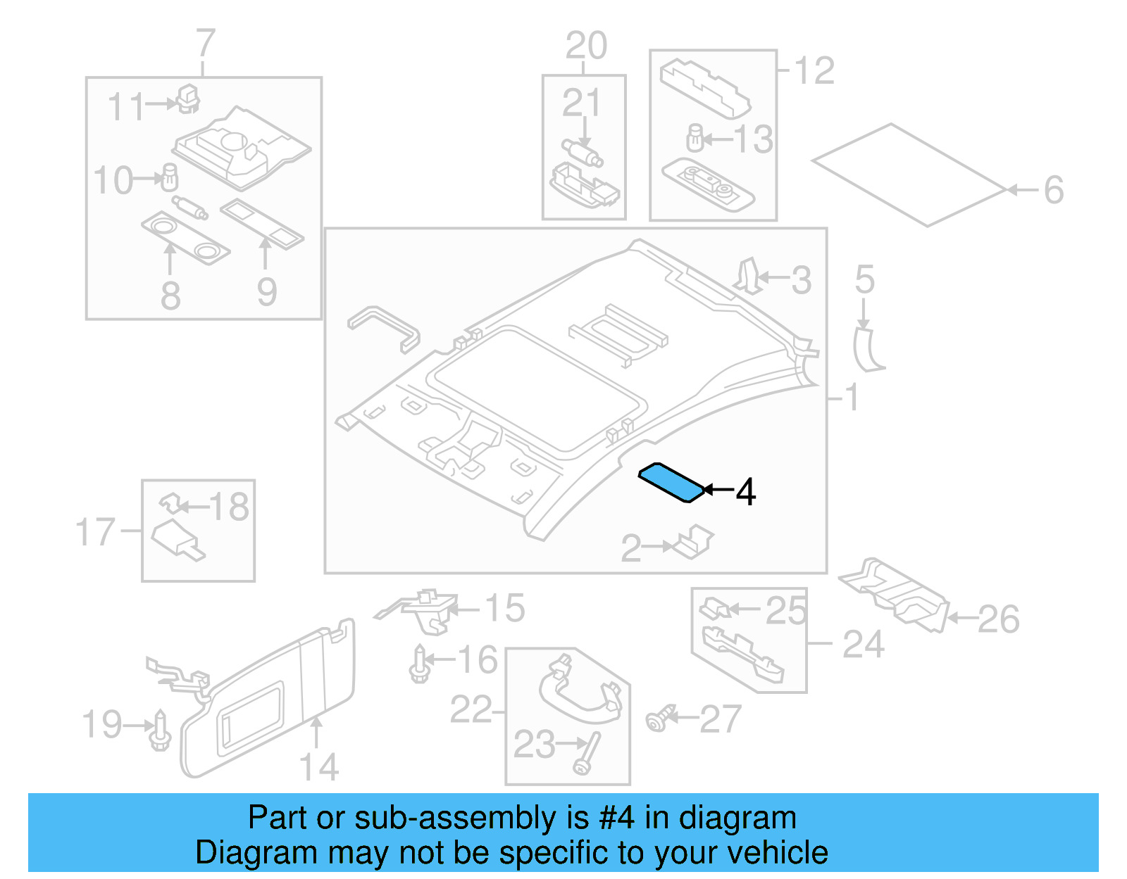 Frame Trim 1K0-867-599-D - View 10
