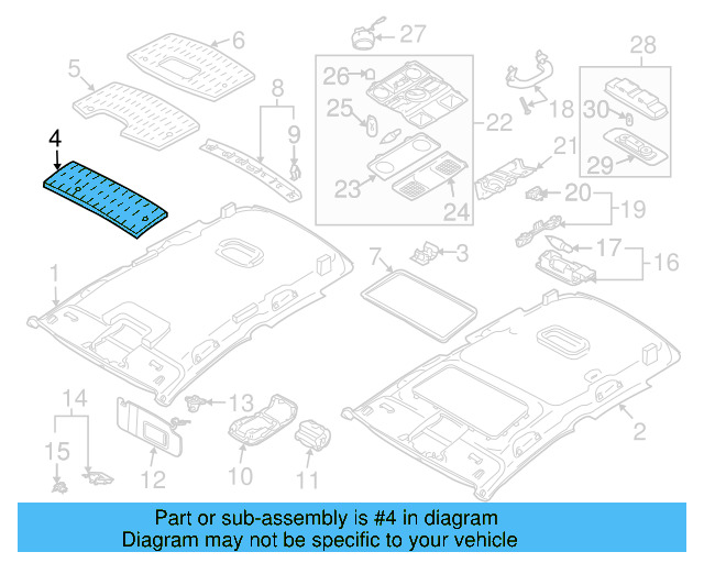 Sound Absorber 1K0-867-811-F - View 3