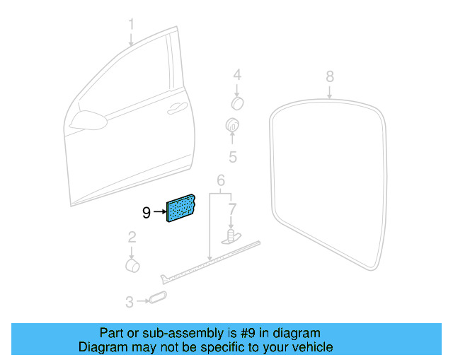 Sound Absorber 1K0-867-811-J - View 12