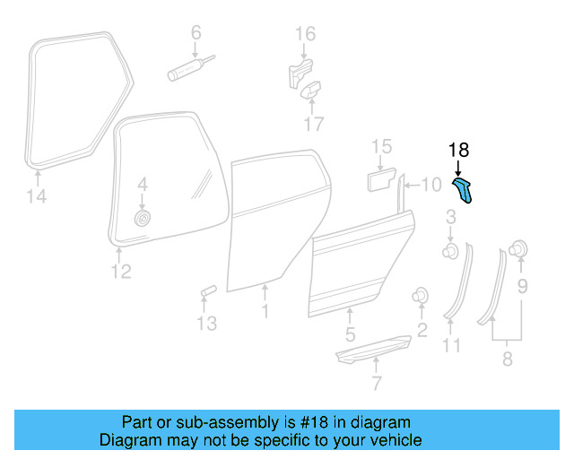 Exterior Panel Pad 1K0-868-759-D