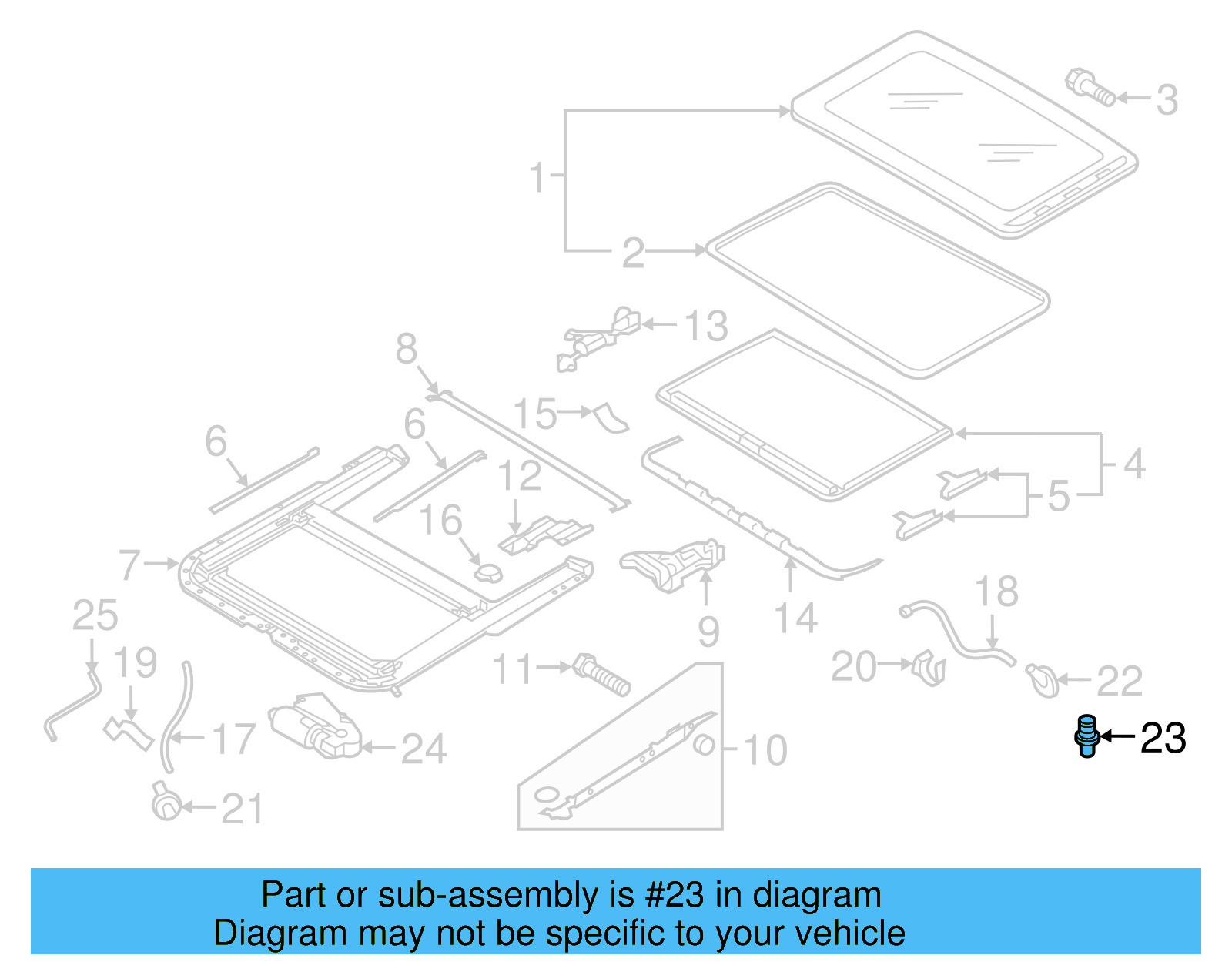 Sunroof Drain Hose Drain Valve 1K0-877-236 - View 15