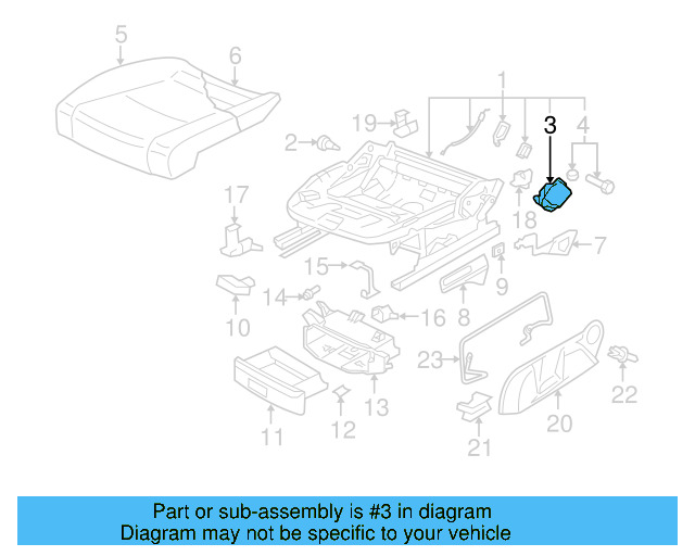 Height Adjuster 1K0-881-053-A - View 37