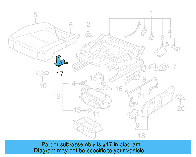 Ft End Track Cover 1K0-881-347-C-9B9 - View 20
