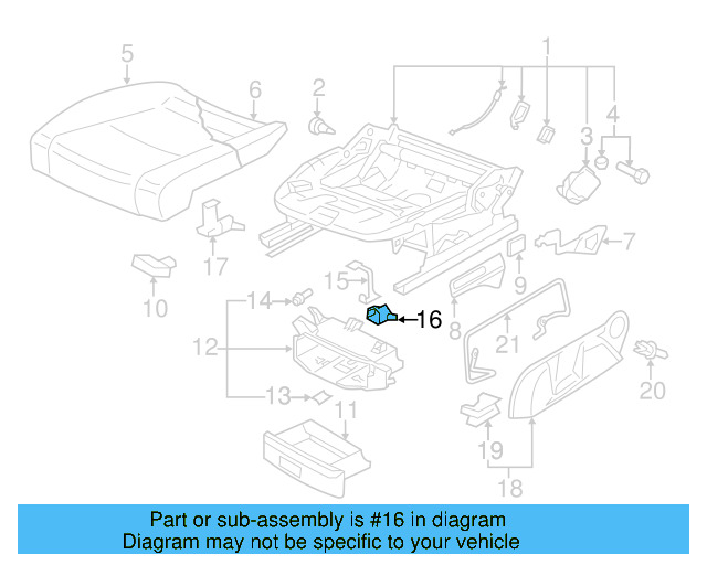 Ft End Track Cover 1K0-881-347-C-9B9 - View 22