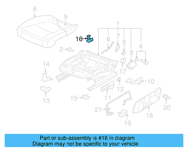 Track End Cover 8P0-881-479-B-01C