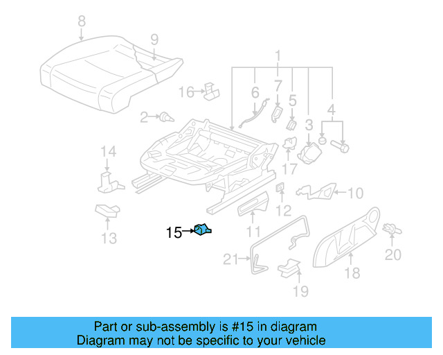 Track End Cover 8P0-881-347-B-01C
