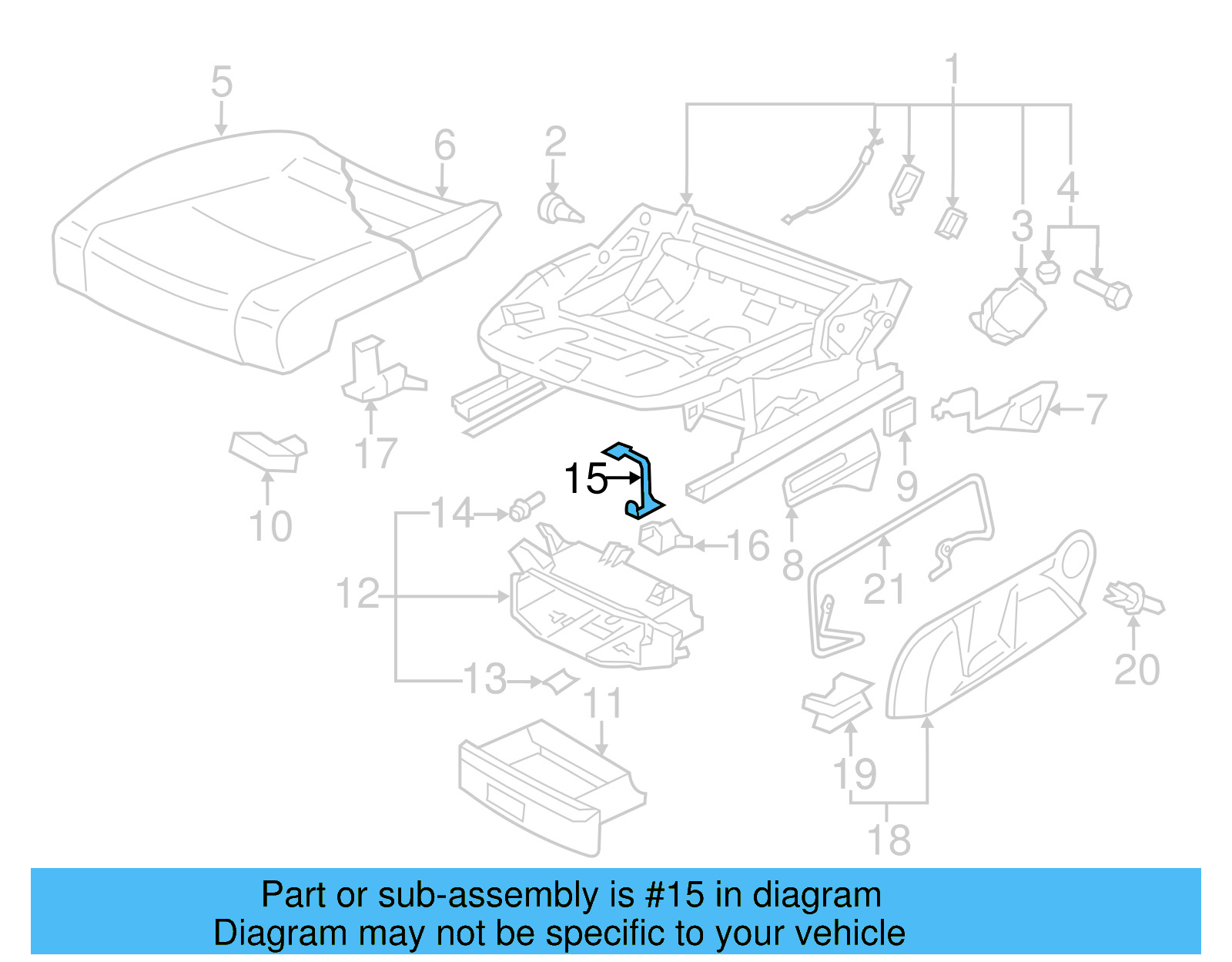 Bracket 1K0-881-547-A - View 9