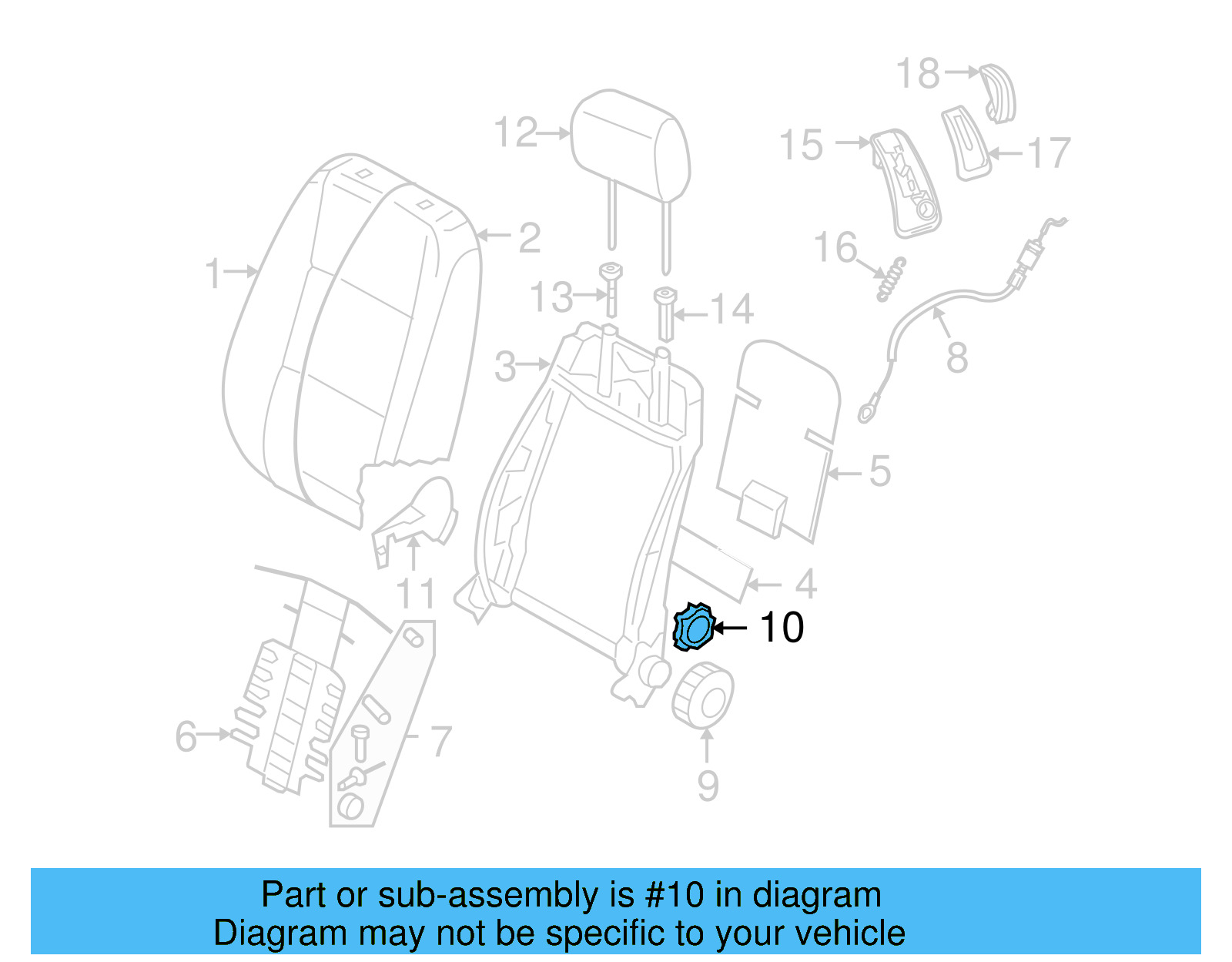 Adjust Knob 1K0-881-671-F-82V - View 35