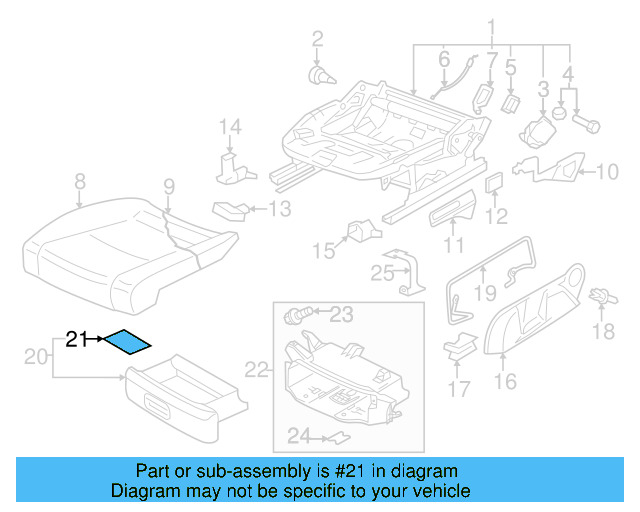 Storage Drawer Insert 1K0-881-891-A - View 5