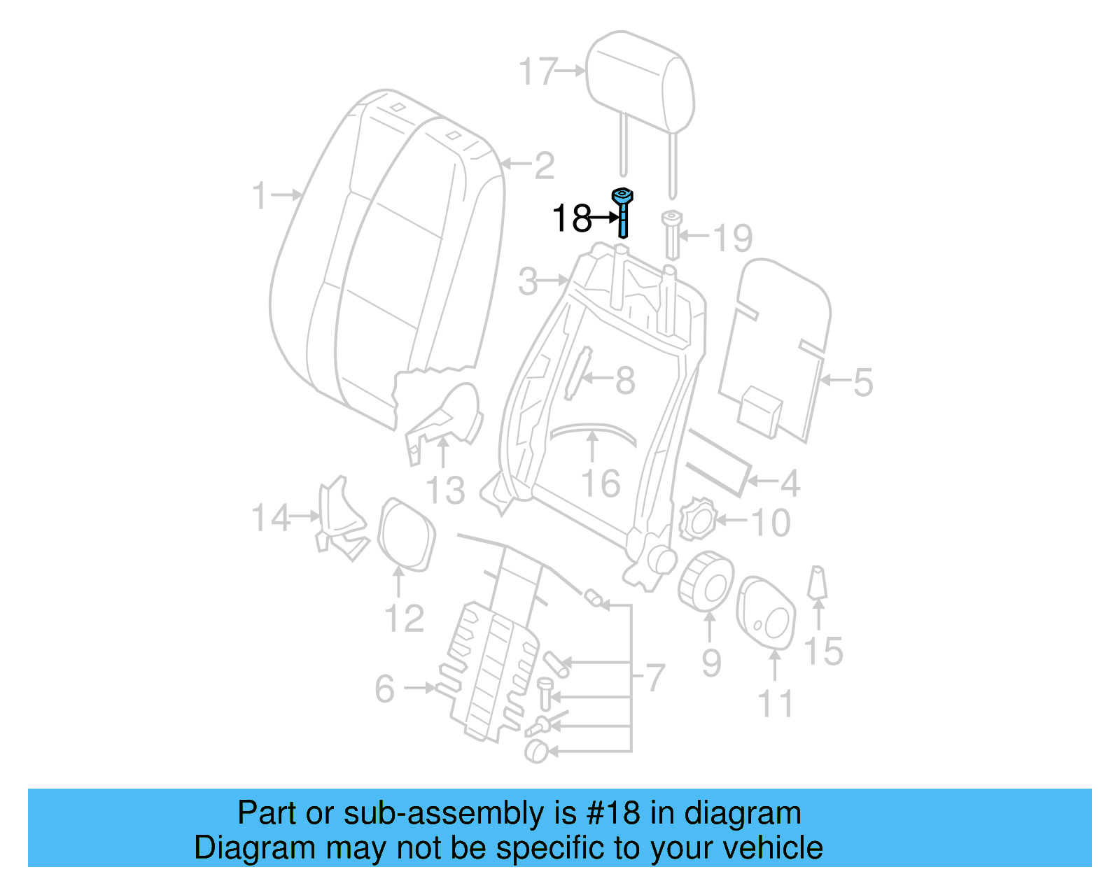 Headrest Guide 1K0-881-920-AE-82V - View 39