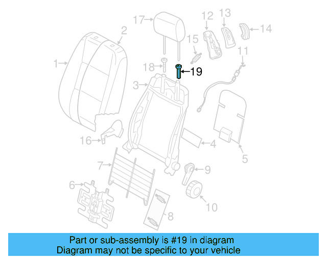 Headrest Guide 1K0-881-920-G-82V - View 20