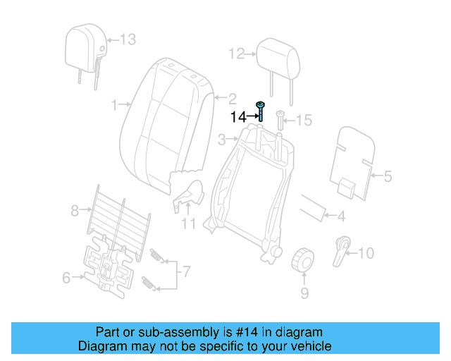 Headrest Guide 1K0-881-920-G-82V - View 23