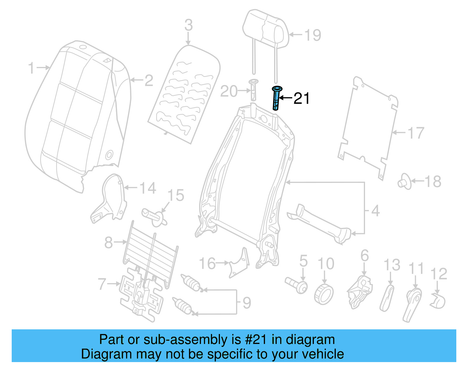 Headrest Guide 1K0-881-920-J-82V