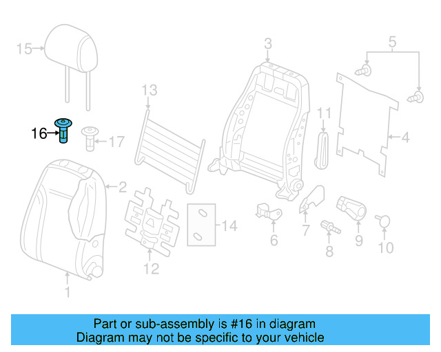 Headrest Guide 1K0-881-920-N-95T - View 10