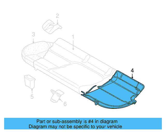 Seat Frame 1K0-885-305-J - View 25