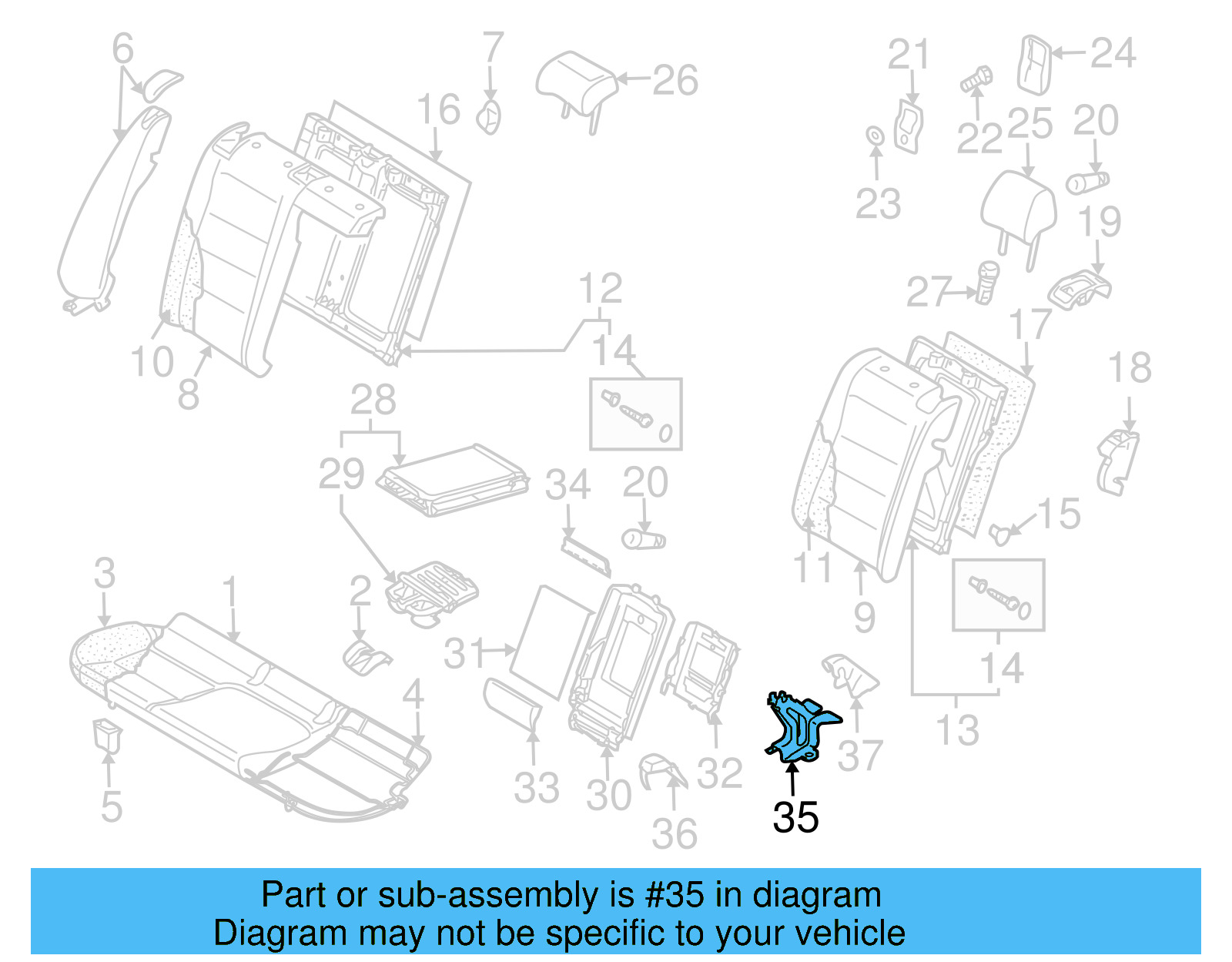 Center Mount 1K0-886-177-D - View 2