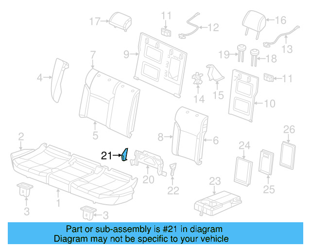 Bracket End Cap 5C6-885-663-A-82V - View 7