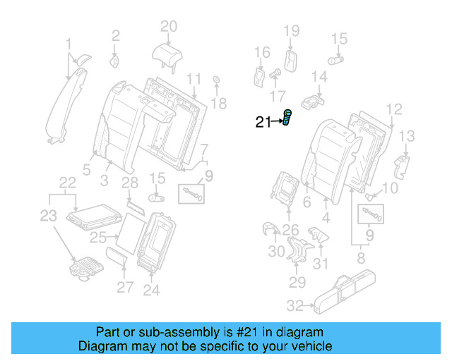 Headrest Guide 1K0-886-920-B-7G8