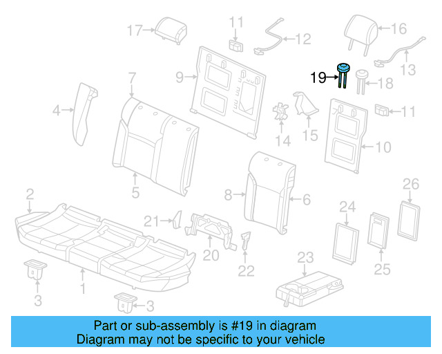 Headrest Guide 1K0-886-920-B-82V - View 21