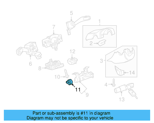 Ignition Switch 1K0-905-849-B - View 18