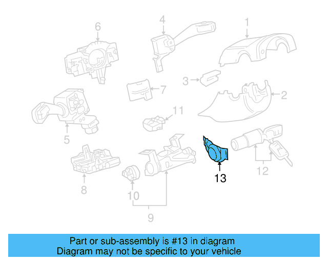 Cylinder Bezel 1K0-905-869-A-9B9 - View 27