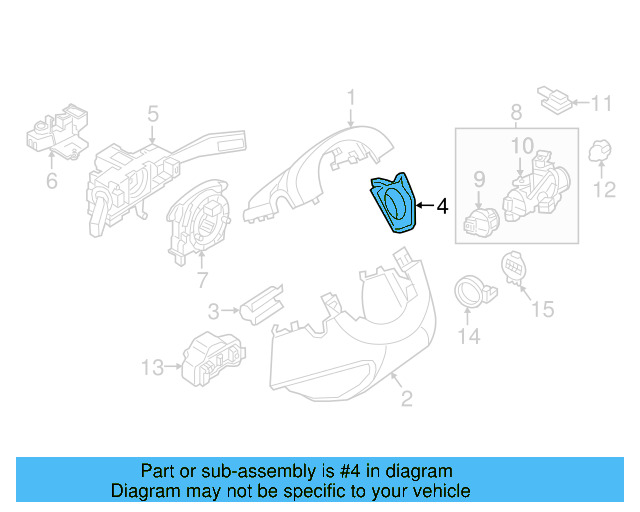 Cylinder Bezel 1K0-905-869-A-9B9 - View 28