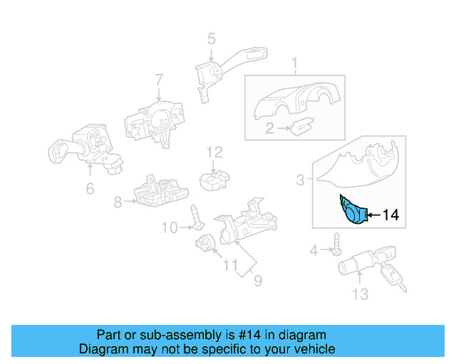 Cylinder Bezel 1K0-905-869-A-9B9 - View 29