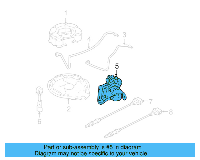 Evaporative Emissions System Leak Detection Pump 1K0-906-201-D - View 17