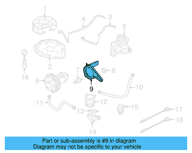 Mount Bracket 1K0-906-617-A - View 3
