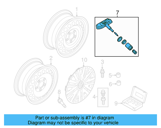 Sensor 1K0-907-253-D - View 14