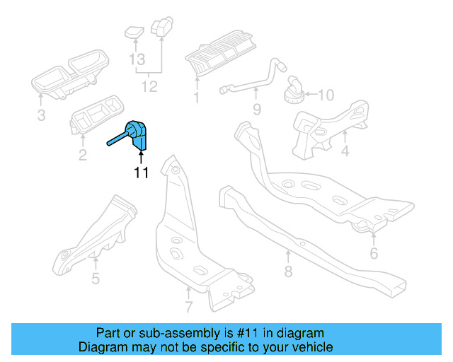 Temp Sensor 1K0-907-543-E - View 12
