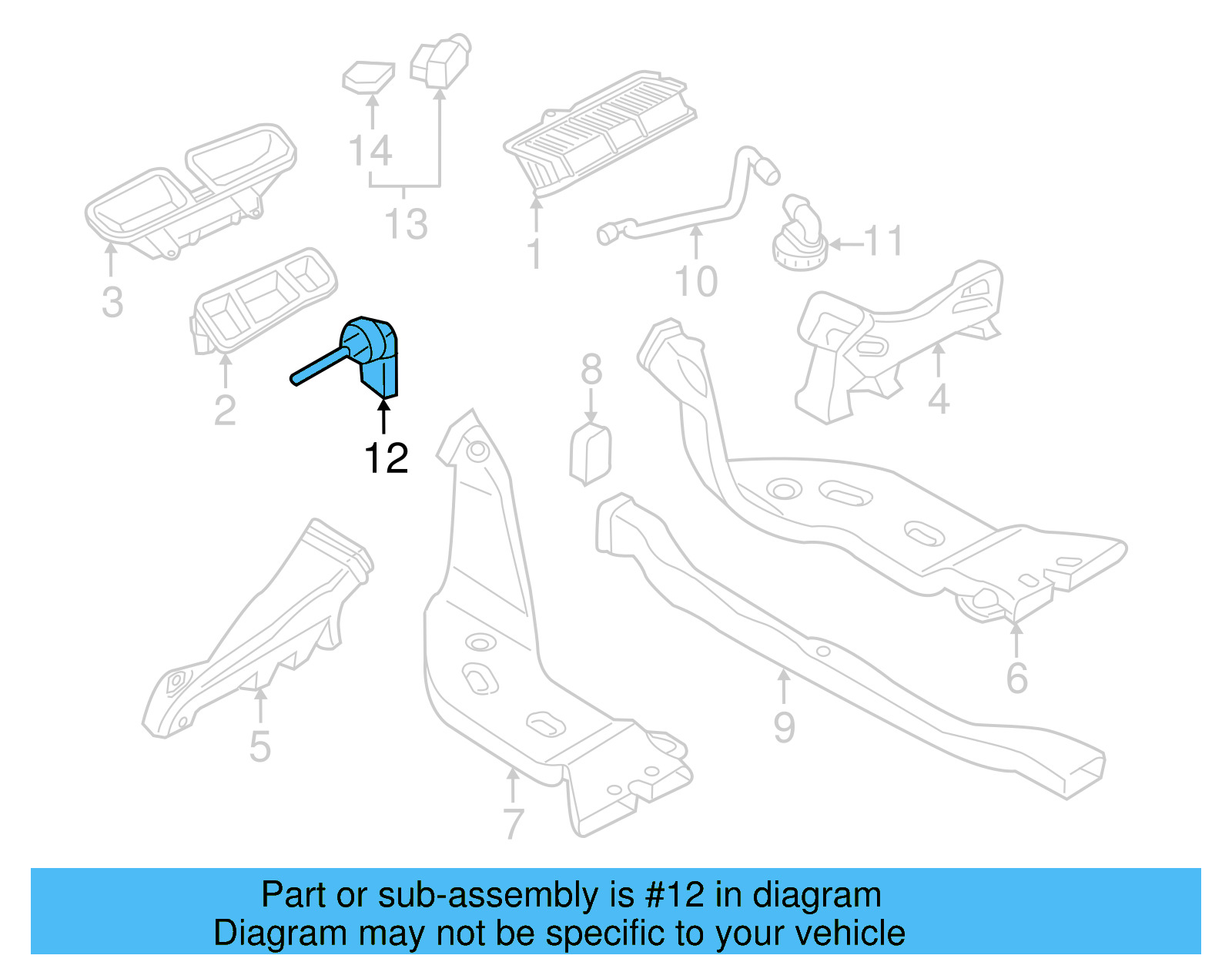 Temp Sensor 1K0-907-543-E - View 14