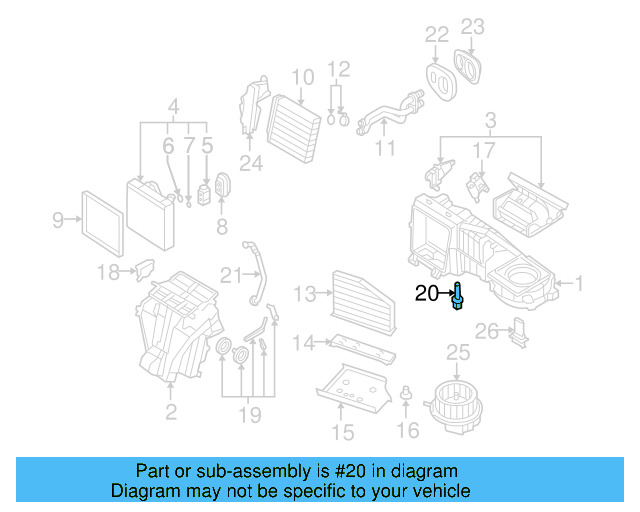 Temp Sensor 1K0-907-543-F - View 90