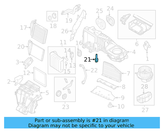 Temp Sensor 1K0-907-543-F - View 5