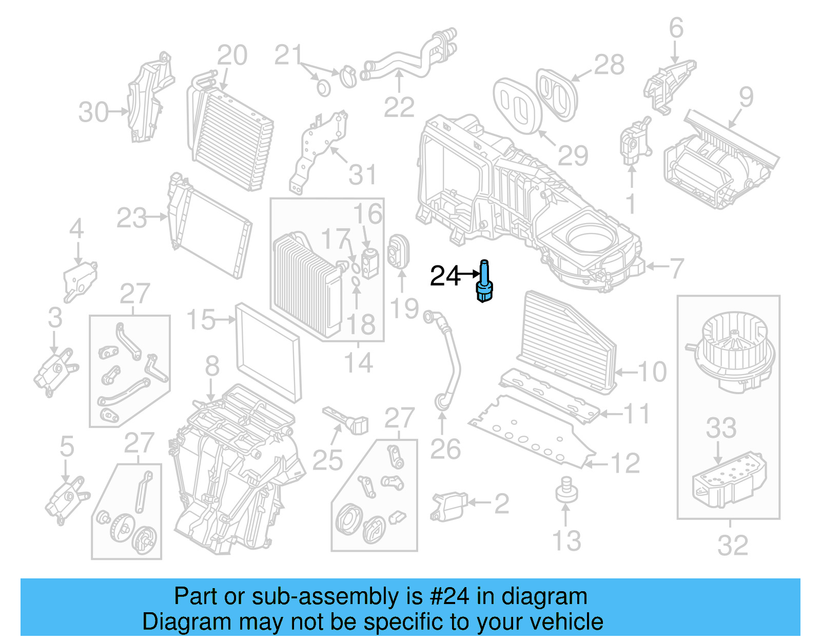 Temp Sensor 1K0-907-543-F - View 13