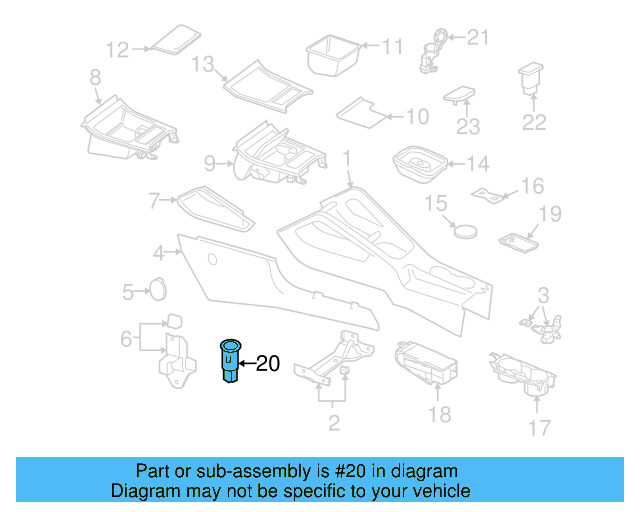 Power Outlet 1K0-919-309 - View 4