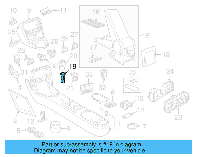 Power Outlet 1K0-919-309 - View 115