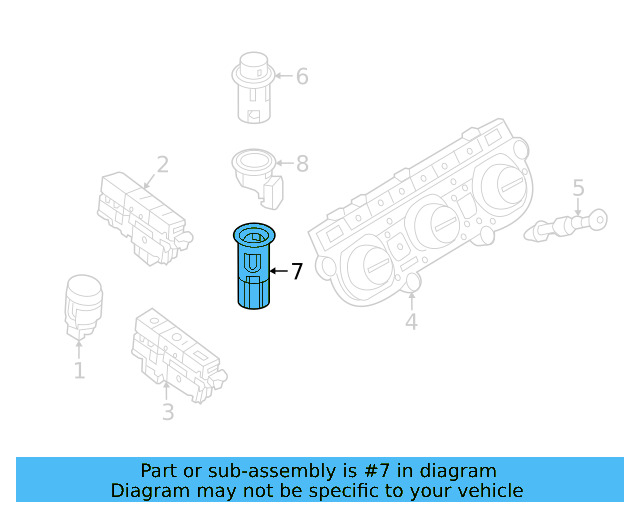 Power Outlet 1K0-919-309 - View 45