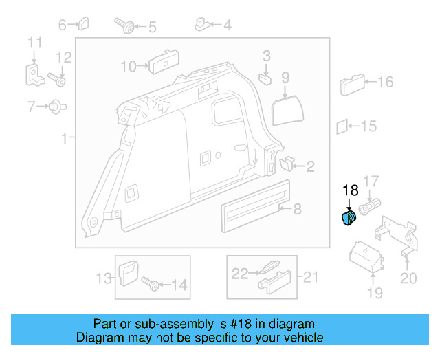 Housing Cap 1K0-919-341-G-9B9 - View 3