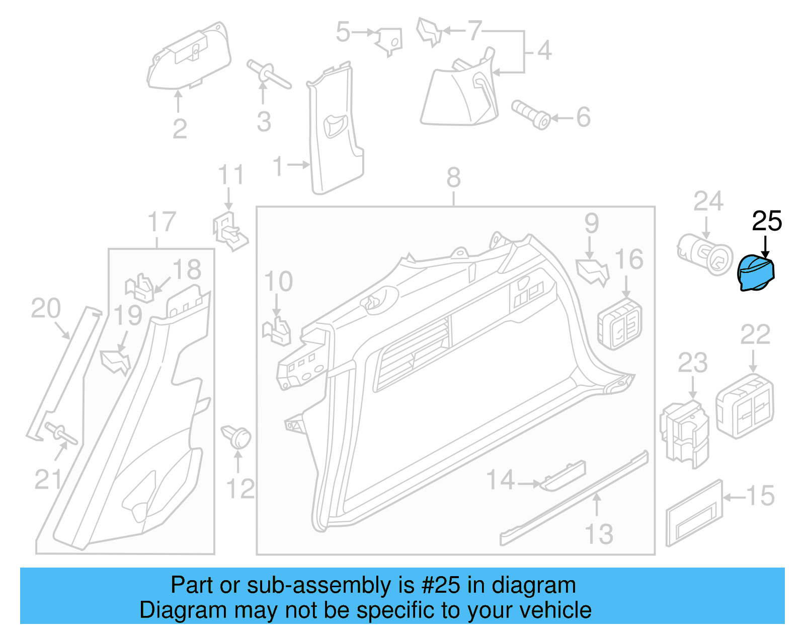 Housing Cap 1K0-919-341-G-9B9 - View 5